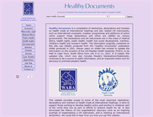 Tablet Screenshot of healthydocuments.org